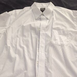Jos. A. Bank Light Blue Pinstripe Casual Shirt